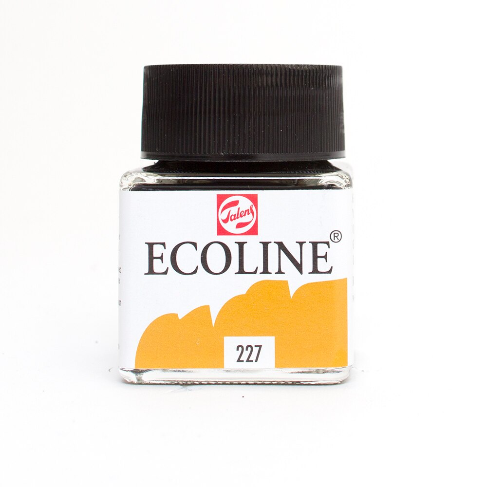 Ecoline, Liquid, Watercolor, 30ml, Jar, Yellow Ochre